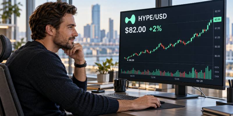 HYPE rebounds near $82 as Ripple Prime expands institutional access to Hyperliquid markets